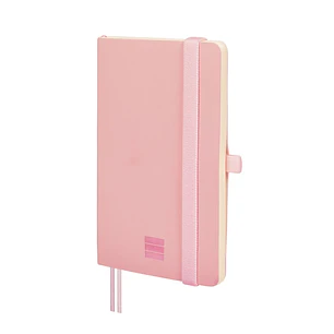 Finocam Nexo Cuaderno de Tapa Blanda - 72 Hojas - 90x150mm - Rayado Horizontal - Papel Crema de 80g/m2 - Bolsillo Interior - Cierre con Goma - Portabo