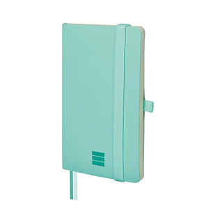 Finocam Nexo Cuaderno de Tapa Blanda - 72 Hojas - 90x150mm - Rayado Horizontal - Papel Crema de 80g/m2 - Bolsillo Interior - Portaboligrafo - Hojas Mi