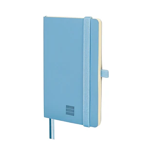 Finocam Nexo Cuaderno de Tapa Blanda - 72 Hojas - 90x150mm - Papel Crema de 80g/m2 - Liso - Bolsillo Interior - Cierre con Goma - Hojas Microperforada