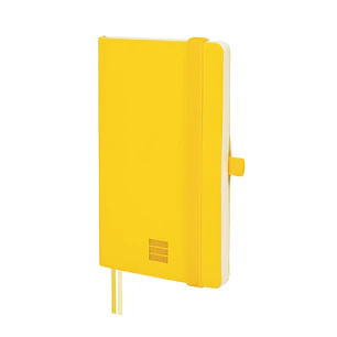 Finocam Nexo Cuaderno de Tapa Blanda - 72 Hojas - 90x150mm - Papel Crema de 80g/m2 - Liso - Bolsillo Interior - Cierre con Goma - Hojas Microperforada