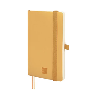 Finocam Nexo Cuaderno de Tapa Blanda - 72 Hojas - 90x150mm - Papel Crema de 80g/m2 - Liso - Bolsillo Interior - Cierre con Goma - Hojas Microperforada