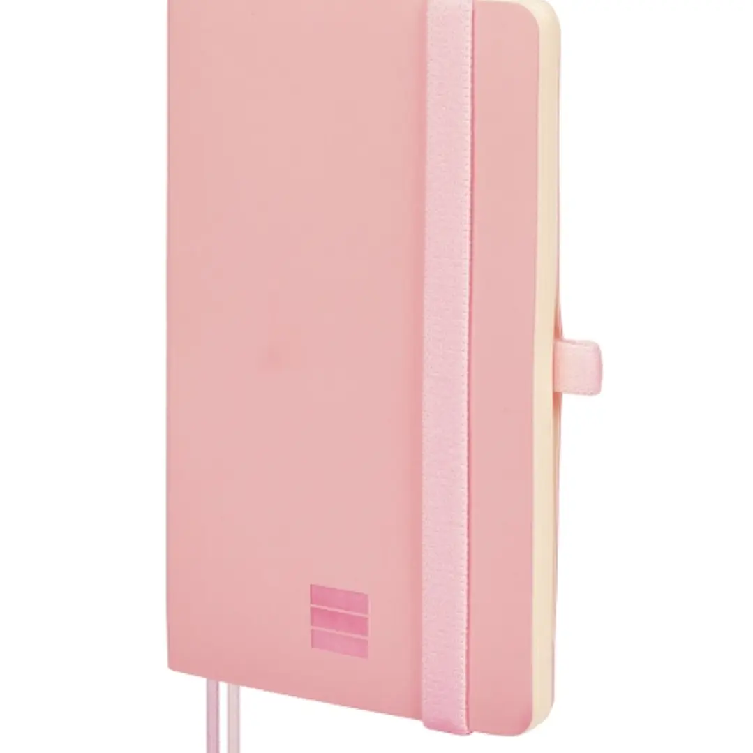 Finocam Nexo Cuaderno de Tapa Blanda - 72 Hojas - 90x150mm - Papel Crema de 80g/m2 - Liso - Bolsillo Interior - Cierre con Goma - Hojas Microperforada 1
