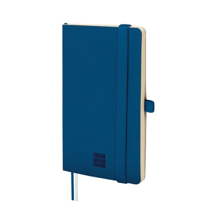 Finocam Nexo Cuaderno de Tapa Blanda - 72 Hojas - 90x150mm - Papel Crema de 80g/m2 - Liso - Bolsillo Interior - Cierre con Goma - Hojas Microperforada 1