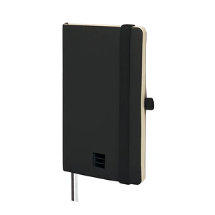 Finocam Nexo Cuaderno de Tapa Blanda - 72 Hojas - 90x150mm - Papel Crema de 80g/m2 - Liso - Bolsillo Interior - Cierre con Goma - Hojas Microperforada