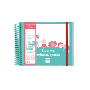 Finocam Infantil.2 Agenda sin Fechar en Catalan - 1 Dia por Pagina - 160x130mm - Tapas de Polipropileno - Papel de 90g/m2 - Espiral de Plastico - Cier