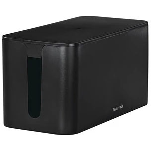 Hama Mini Caja para Regletas y Cables - Facil Organizacion y Limpieza - Proteccion Infantil y de Mascotas - Diametro Maximo del Cable 15mm - 23.5x11.5