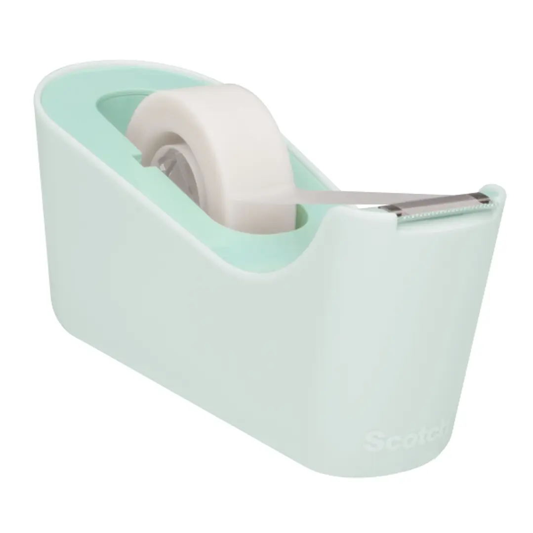 Scotch Dispensador de Cinta Adhesiva - para Cintas de hasta 19mm x 33m - Incluye Cinta Adhesiva - Color Menta 1