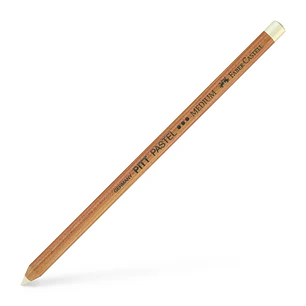 Faber-Castell Lapiz Pitt Pastel 101 - Pigmentos de Alta Calidad - Mina de 4,3mm de Grosor - Color Blanco Medio