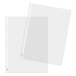 Dohe Basic Plus Pack de 100 Fundas Multitaladro Tamaño A4 16 Taladros - Polipropileno Rugoso - Calidad Basica Plus