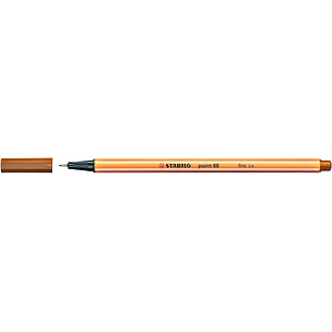 Stabilo Point 88 Rotulador de Punta Fina de Fibra - Trazo de 0.4 mm - Tinta con Base de Agua - Color Ocre Oscuro