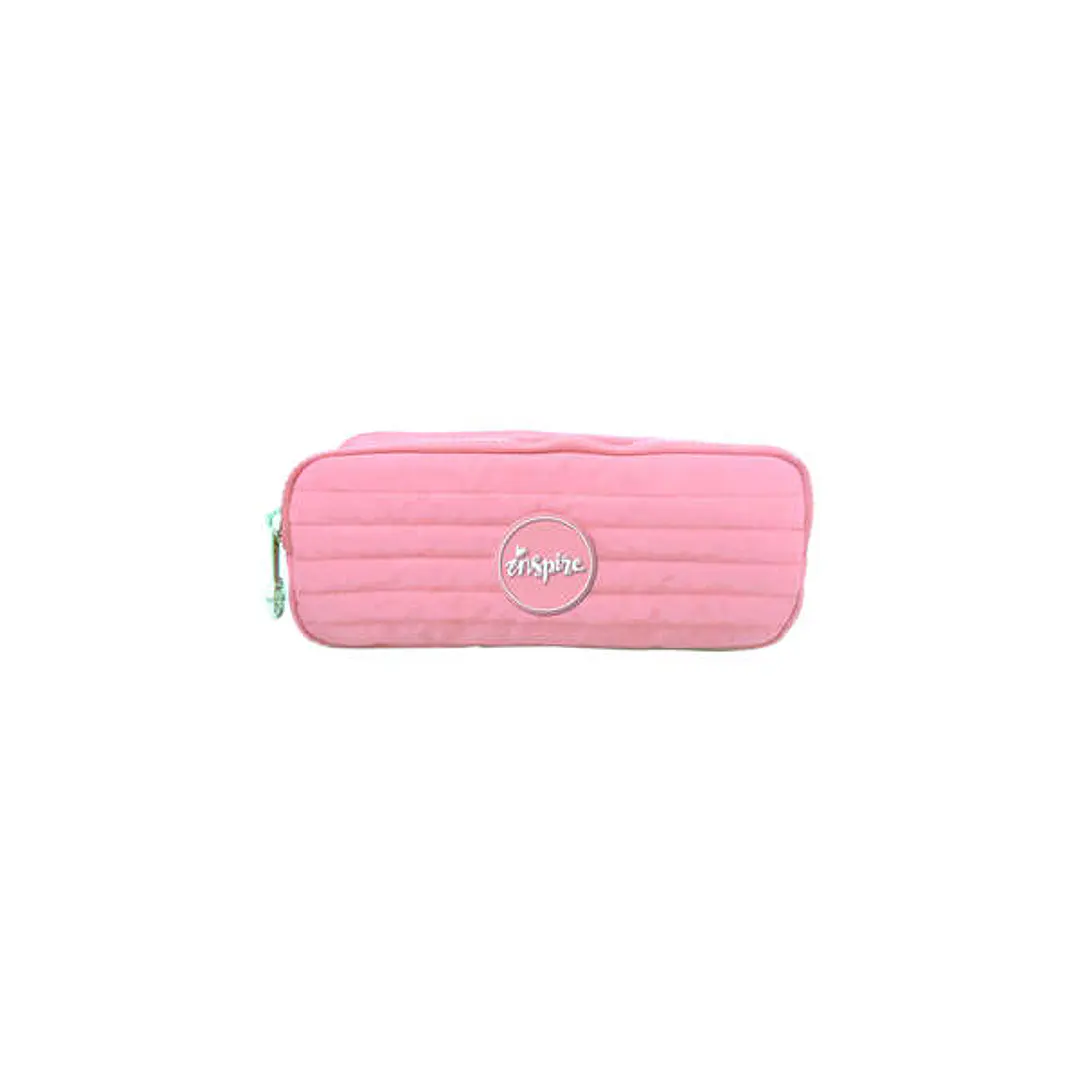 Dohe Serie Pastel Portatodo Doble - Cierre de Cremallera - Color Rosa Pastel 1