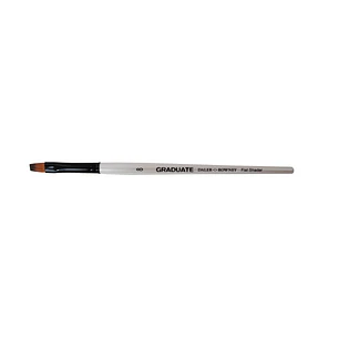 Daler Rowney Graduate Pincel Acuarela - Pelo Sintetico - Mango Corto - Plano Sombreador Nº8