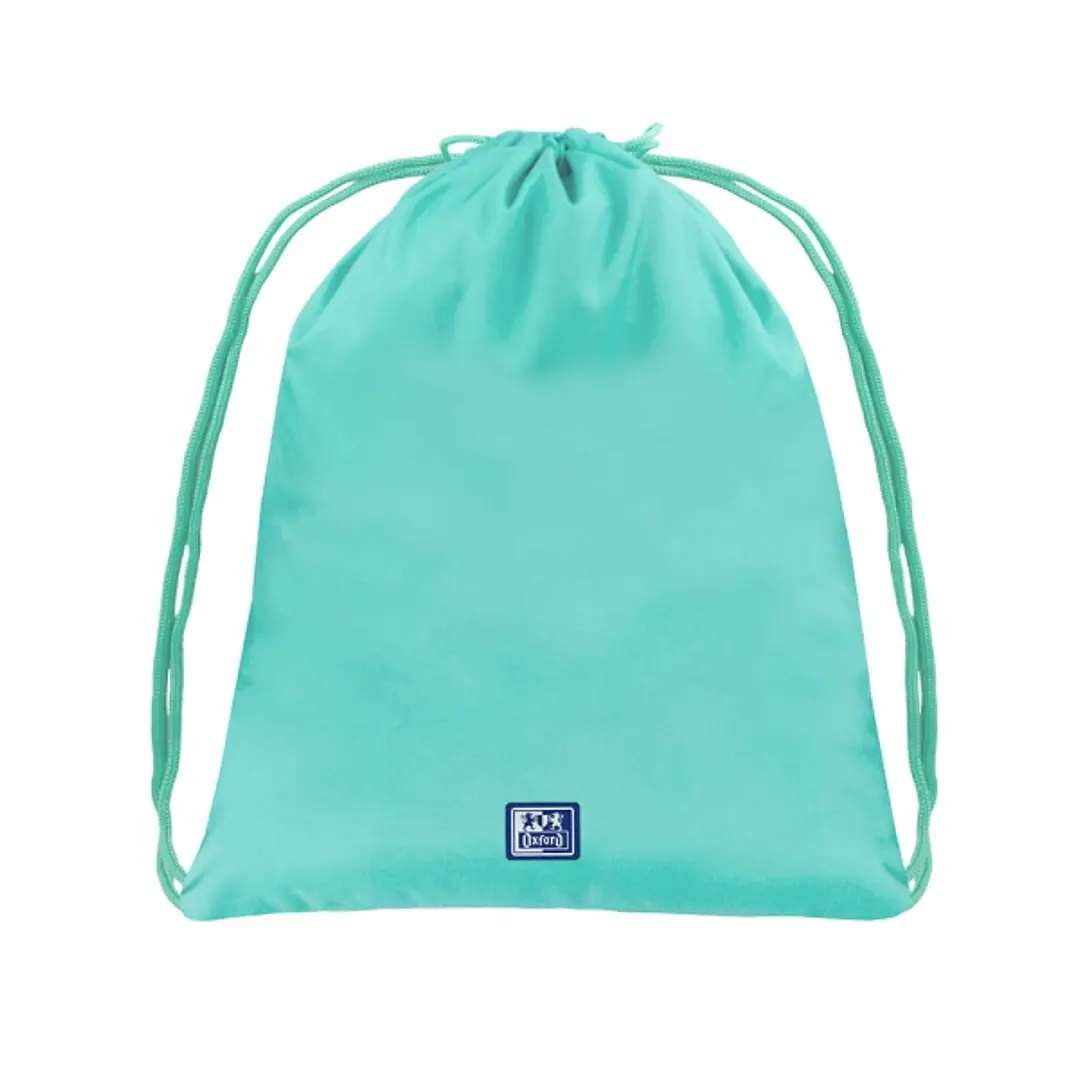 Oxford Young Proof B-Cool Mochila Saco Plano - Apertura Superior - Plastico Reciclado RPET - Bolsillo Interior con Cremallera - Tira Reflectante - Col 1