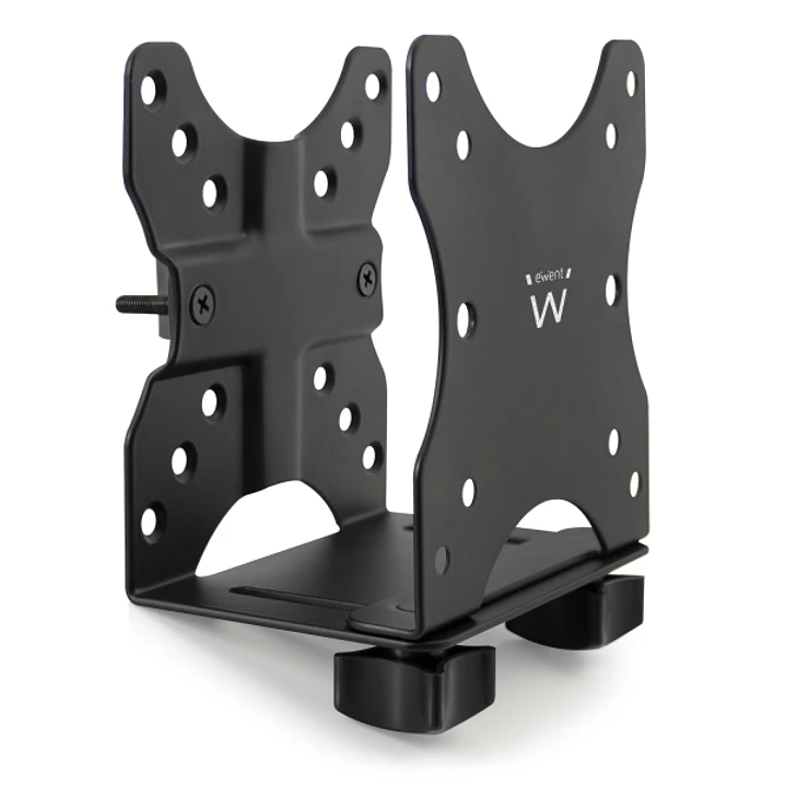 Ewent Soporte para Ordenador - Permite Diferentes Tipos de Montaje - VESA para Acoplar a Monitor - Soporte de Poste - 120x155x85mm - Color Negro 1