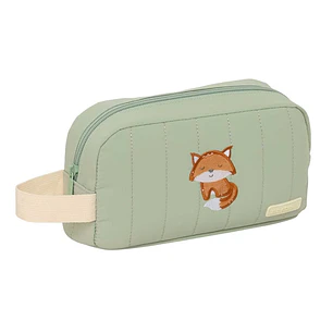Safta Zorrito Portadesayunos Termico de 1.7L - Interior Forrado en Aluminio - 215x65x120mm - Color Verde