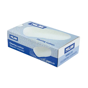 Milan Saquito Limpiador de Goma - 120g - Algodon Elastico - Color Blanco