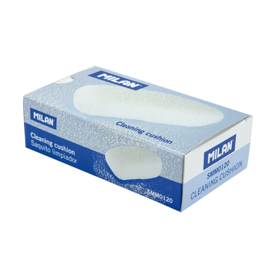 Milan Saquito Limpiador de Goma - 120g - Algodon Elastico - Color Blanco 1