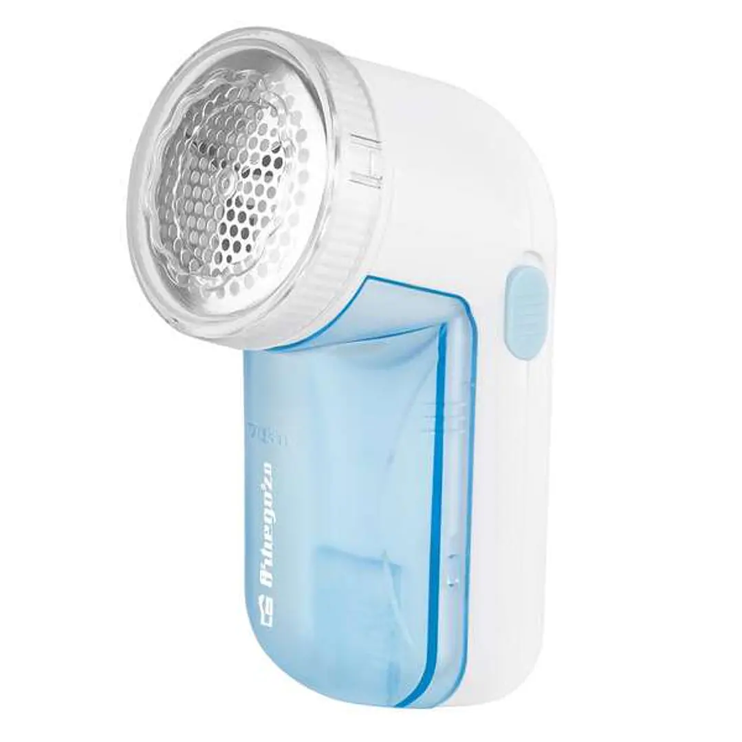 Orbegozo QP 6400 Quita Pelusas Compacto - Seguro - Eficiente - Acero Inoxidable - Recipiente Desmontable - Diametro 5cm - Pilas Aa - Ergonomico - Incl 1