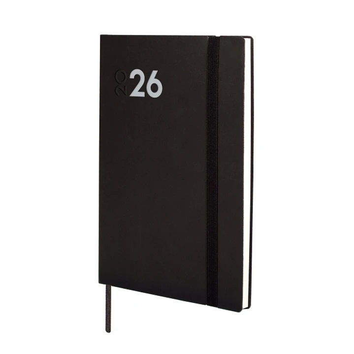 Finocam Dynamic Mara Agenda Profesional en Catalan - Anual 2026 - Tapa Blanda - Cierre con Goma Elastica - Formato Y4 - 124x11x174mm - Semana Vista en 1