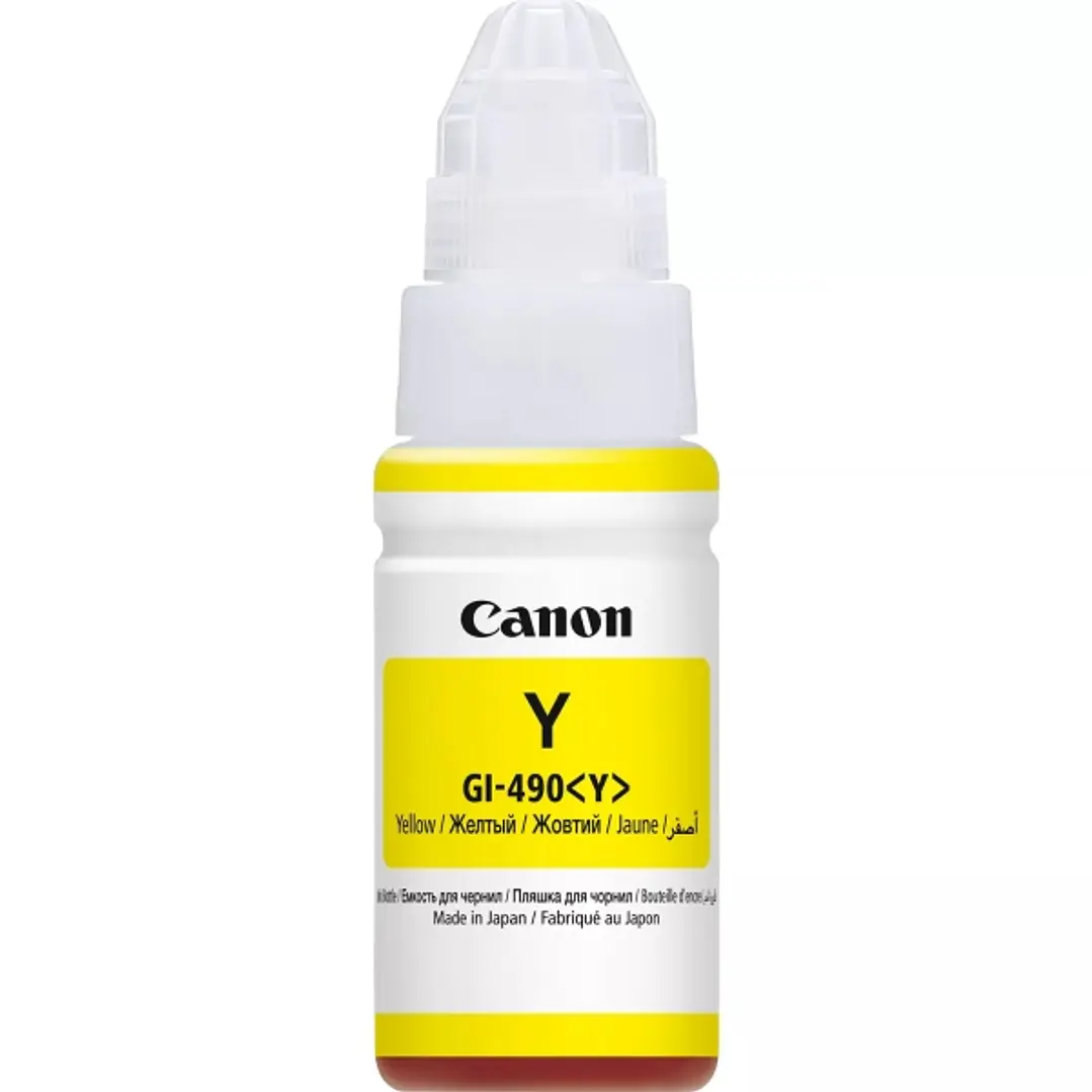 Canon GI490 Amarillo Botella de Tinta Original - GI490Y/0666C001 1