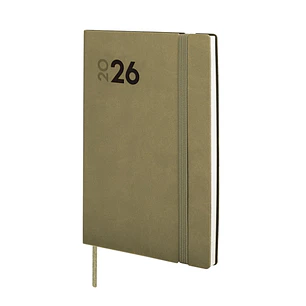 Finocam Dynamic Mara Agenda Profesional en Catalan - Anual 2026 - Tapa Blanda - Cierre con Goma Elastica - Formato Y4 - 124x11x174mm - Semana Vista en