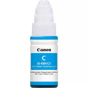 Canon GI490 Cyan Botella de Tinta Original - GI490C/0664C001