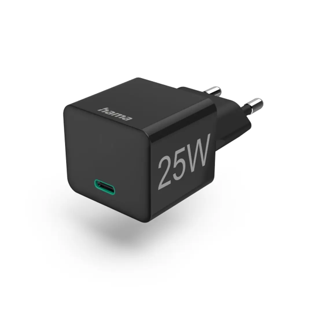 Hama Cargador de Pared - USB-C - Carga Rapida - Color Negro 1
