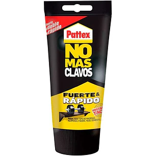 Pattex No Mas Clavos Tubo 150gr - Adhesivo de Montaje Extra-Fuerte - Elimina la Necesidad de Clavos y Tornillos - Ideal para Trabajos de Bricolaje y R