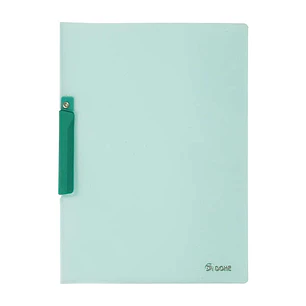 Dohe Dossier con Pinza Pivotante Tamaño A4 - Fabricado en Polipropileno Translucido de 450 Micras - Color Verde