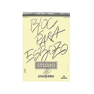 Canson Bloc de Dibujo para Esbozo de 100 Hojas A4 90grs - 21x29.7cm - Color Blanco