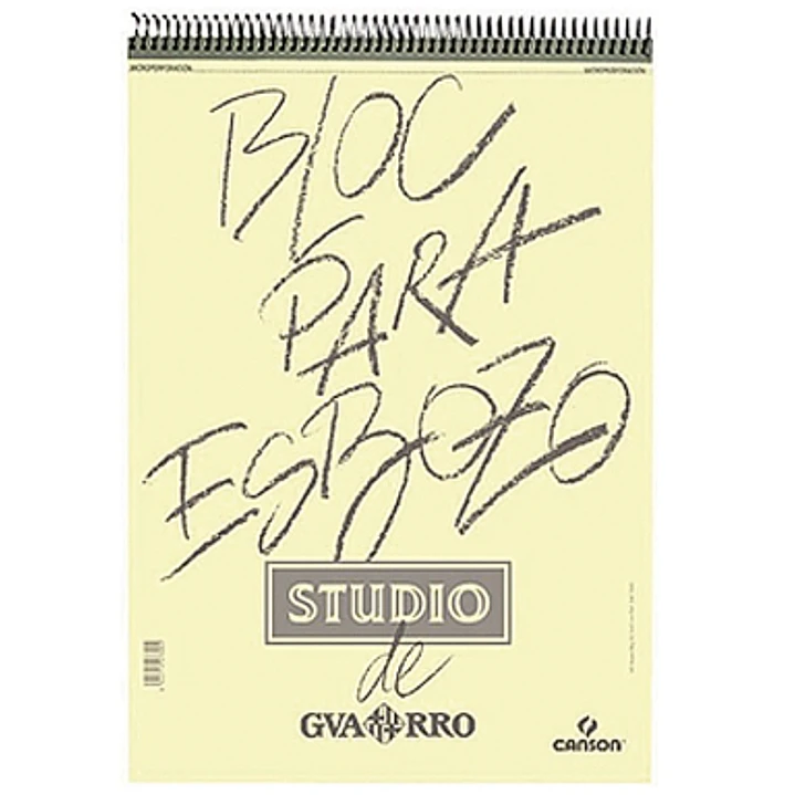 Canson Bloc de Dibujo para Esbozo de 100 Hojas A4 90grs - 21x29.7cm - Color Blanco 1