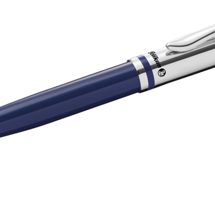 Pelikan Jazz Classic Boligrafo Retractil - Trazo de 1mm - Mecanismo de Giro - Capuchon y Clip Cromados - Recambio 337M Negro - Estuche de Regalo - Col 1