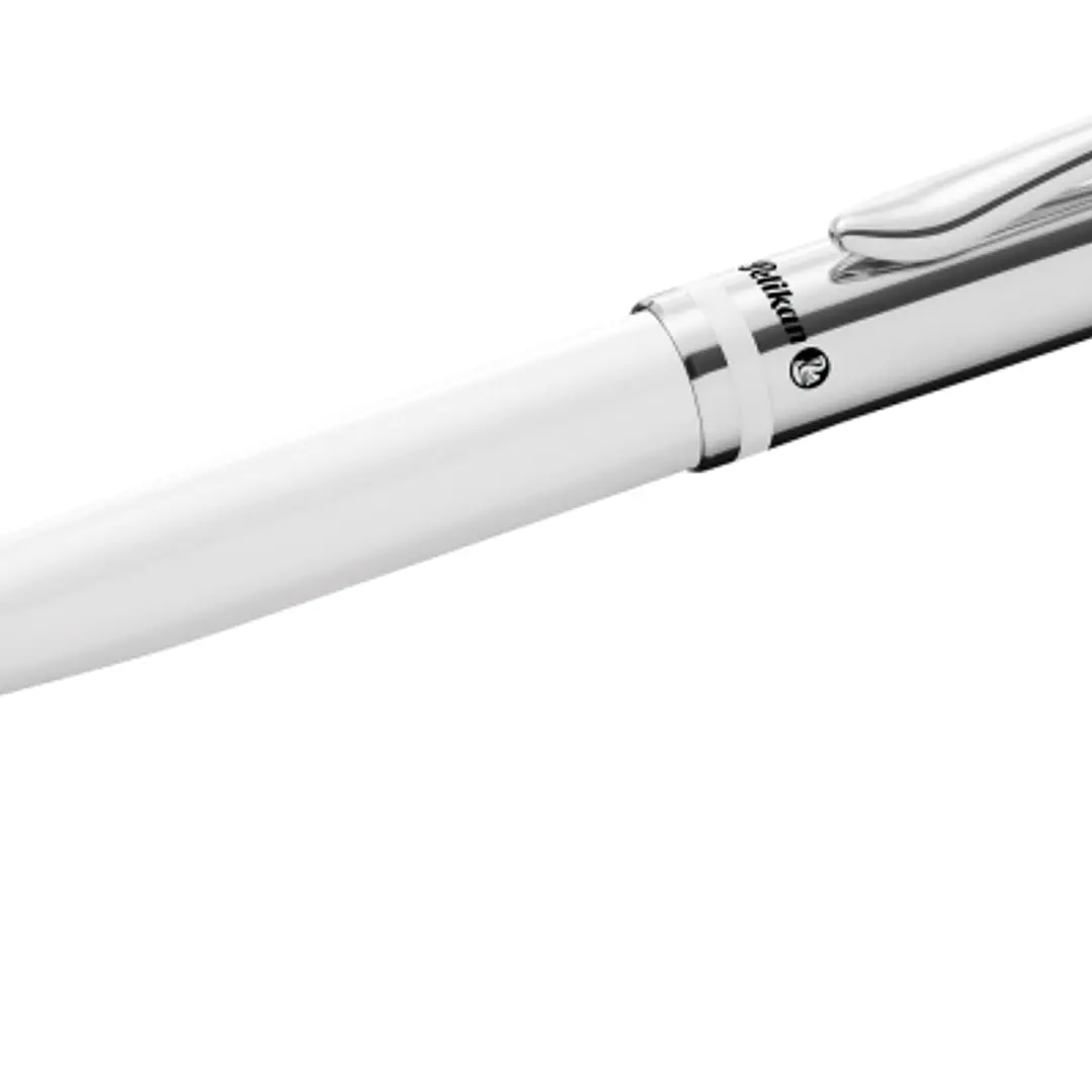 Pelikan Jazz Classic Boligrafo Retractil - Trazo de 1mm - Mecanismo de Giro - Capuchon y Clip Cromados - Recambio 337M Negro - Estuche de Regalo - Col 1