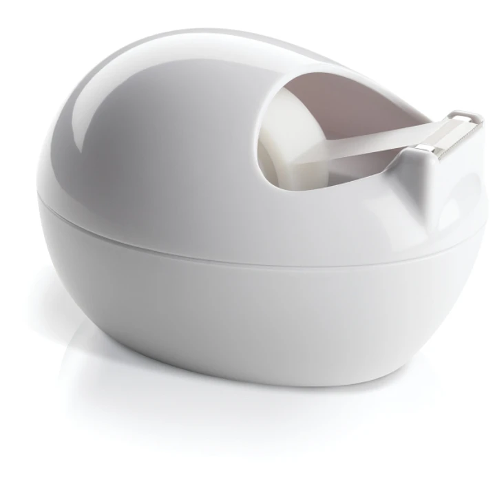 Scotch Dispensador de Cinta Adhesiva - Para Cintas de hasta 19mm x 7.5m - Incluye Cinta Adhesiva Invisible - Estilo Moderno - Color Blanco 1