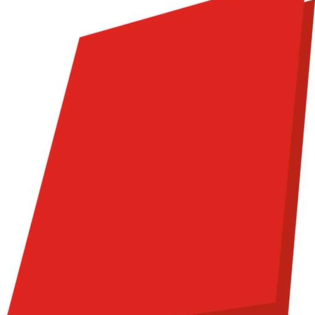 Mariola Pack de 50 Subcarpetas de Cartulina 180gr - Formato Folio - Ranura para Fastener - Color Rojo 1