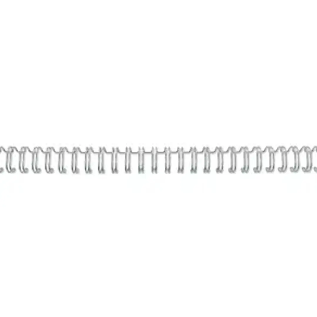 GBC Wirebind Pack de 100 Alambres de Encuadernacion 6mm para Paso 3:1 Redondo o Cuadrado - Formato A4 - Para 34 Orificios - Encuaderna hasta 55 Hojas  1