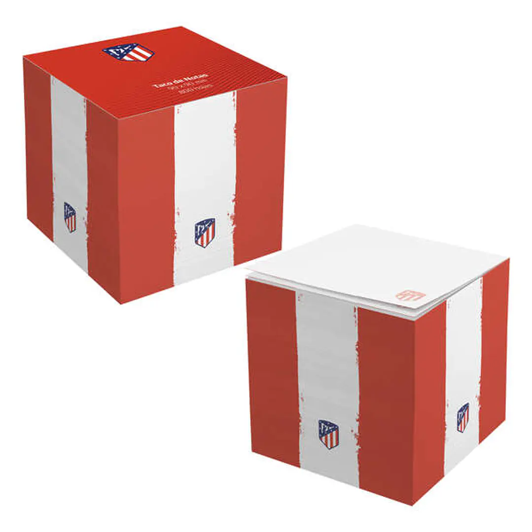 Dohe Atletico de Madrid Taco de 800 Hojas Preimpresas 90x90mm 1