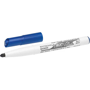 Bic Velleda 1741 Marcador para Pizarra - Punta de 4.5 mm - Trazo 1.4mm - Tinta con Base de Acetona - Borrado Optimo - Larga Duracion - Color Azul