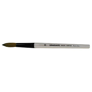 Daler Rowney Graduate Pincel Acuarela - Mezcla de Pelo de Pony y Sintetico - Mango Corto - Redondo Lavis Nº26