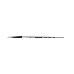 Daler Rowney Graduate Pincel Multitecnica - Pelo Sintetico - Mango Corto - Redondo Nº 4