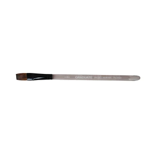 Daler Rowney Graduate Pincel Acuarela - Mezcla de Pelo de Pony y Sintetico - Mango Corto - Plano Lavis 1/2