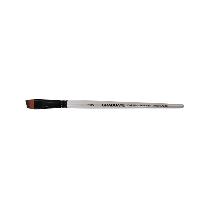 Daler Rowney Graduate Pincel Multitecnica - Pelo Sintetico - Mango Corto - Sombreador Angular 1/2