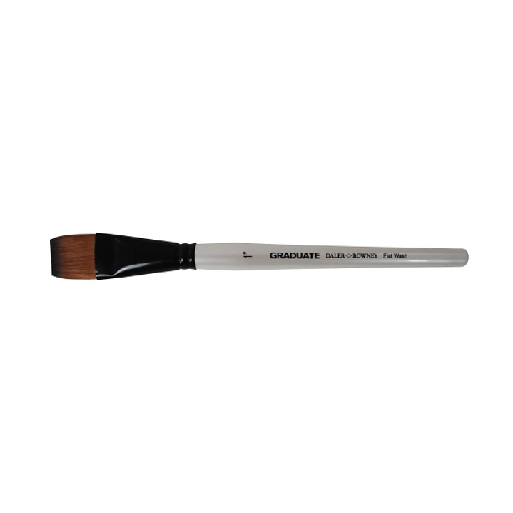 Daler Rowney Graduate Pincel Multitecnica - Pelo Sintetico - Mango Corto - Plano Lavis 1