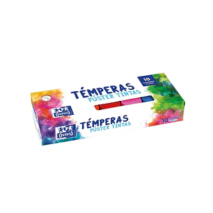Oxford Temperas 20ml - Alta Pigmentacion - Facil de Mezclar - 10 Colores
