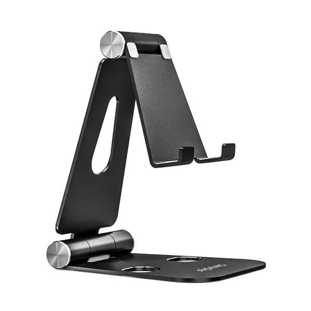 Aisens Soporte de Sobremesa Tamaño XL Ajustable (2 Pivotes) para Movil / Tablet - Color Negro 1