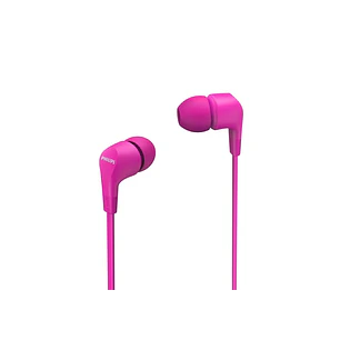Philips Auriculares Intraurales con Cable - Jack 3.5mm - Microfono Integrado - 3 Pares de Almohadillas de Silicona - Aislamiento Pasivo del Ruido - Al