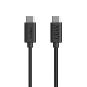 Hama Cable USB-C Macho - Longitud 1.2m - Velocidad hasta 480Mbps - Color Negro
