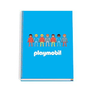 Dohe Cuaderno en Espiral de Tapa Dura A4 - 228x300mm - Cubierta en Carton Forrado con Papel Impreso a Todo Color y Plastificado Brillo - Interior de 1
