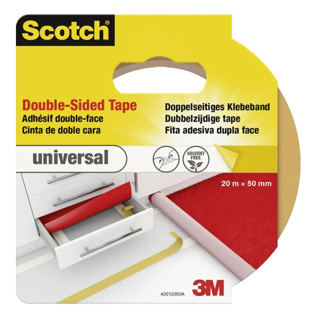 Scotch Cinta Adhesiva para Moqueta - Color Blanco 1