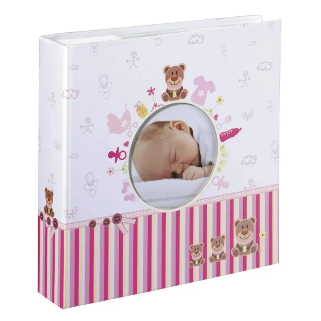 Hama Moni Album de Fotos - Capacidad para 200 Fotos 10x15cm - Insercion Lateral - Tapa Plastificada - 22.5x22cm - Multicolor 1